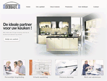 Tablet Screenshot of keukens-knokke.be